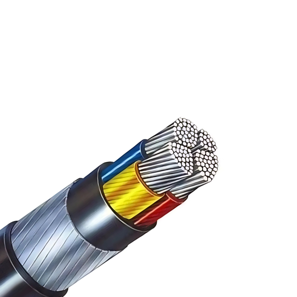 Armoured 4 core aluminium